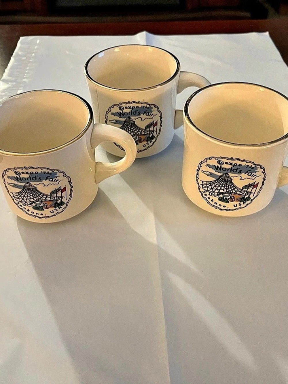Expo '74 World's Fair Souvenir Mug Bundle of 3.